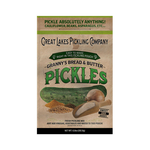 Great Lakes Pickling Company Granny's Bread & Butter Pickling Pouch